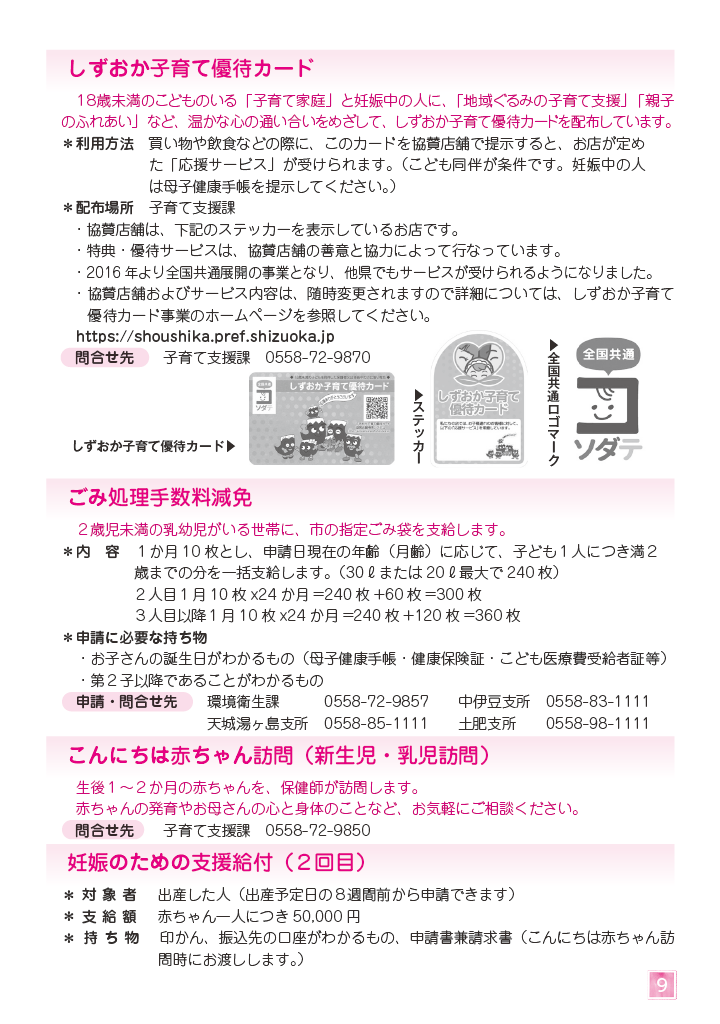 伊豆市子育てガイドブック2025 ページ12