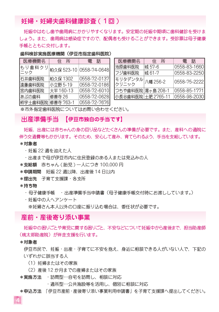 伊豆市子育てガイドブック2025 ページ7